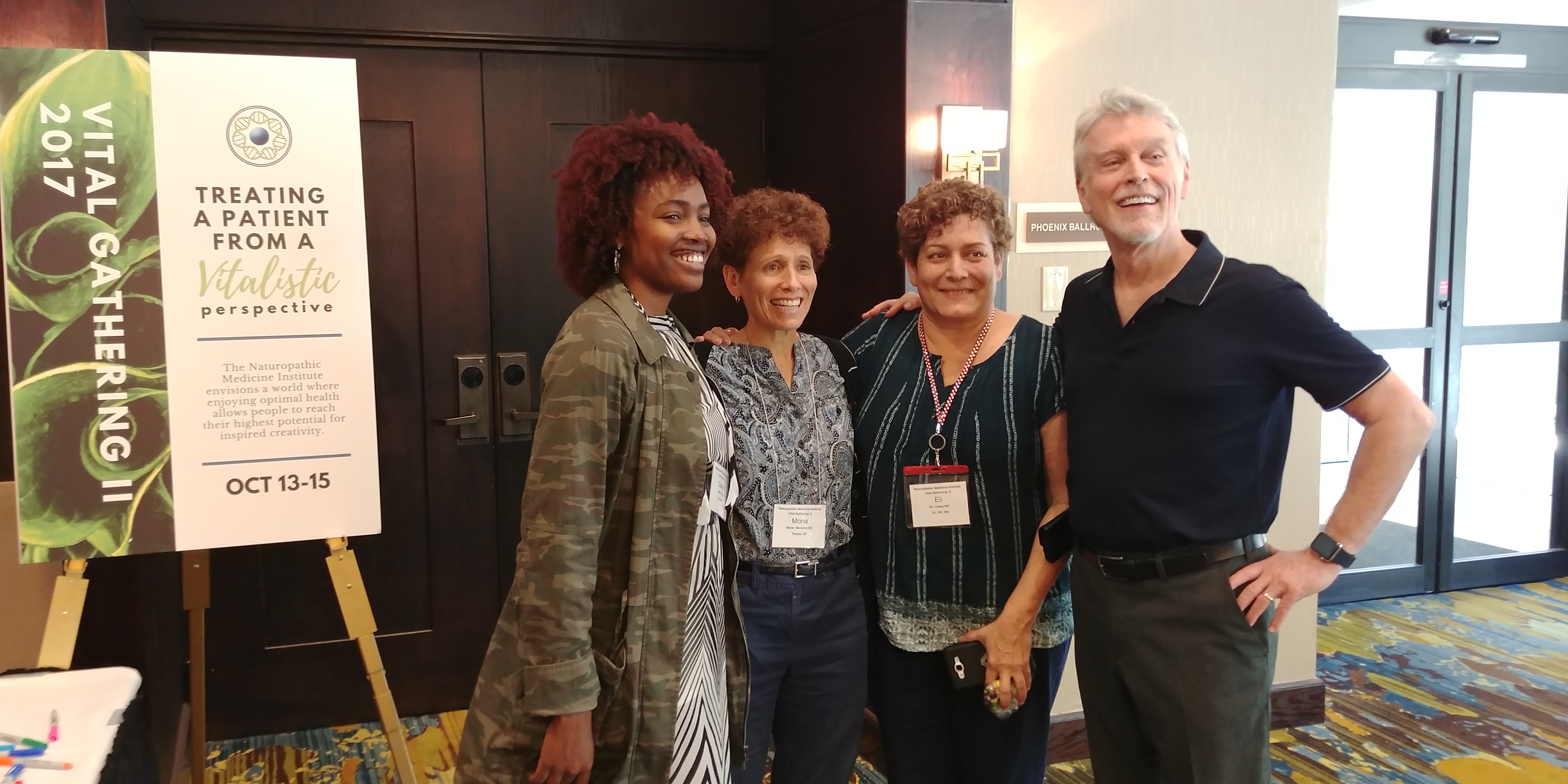 Dr. Rick Kirschner with attendees at the Vital Gathering premiere event